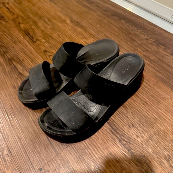 Crocs platform Brooklyn slides - Picture 1 of 1